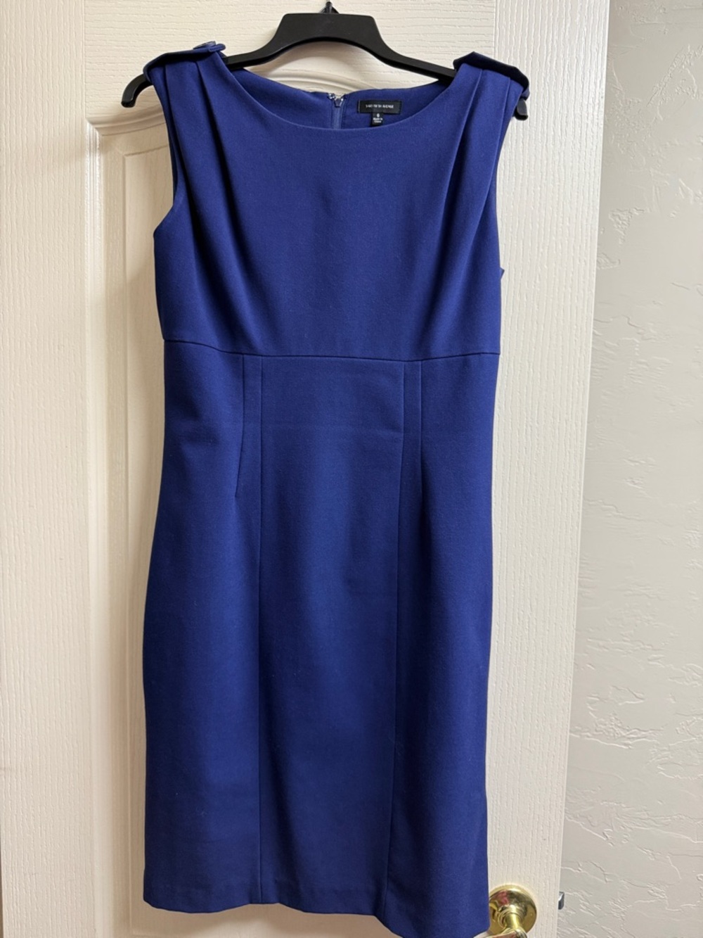 Saks Fifth Avenue Cobalt Midi Sheath Dress